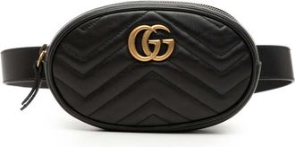 Gucci Pre-owned Gucci GG Marmont Matelasse Leather Belt Bag OHP1U1P5DPM02YZP
