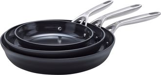 Zwilling Motion Ceramic Hard Anodized Aluminum Nonstick Fry Pan Set