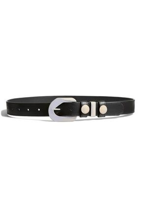 Altuzarra Western Boho Leather Belt in Black at Nordstrom, Size Medium