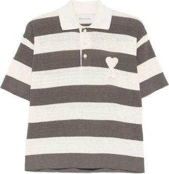 Ami Polo Shirt - Heren - Polos - Grijs - S - Tops