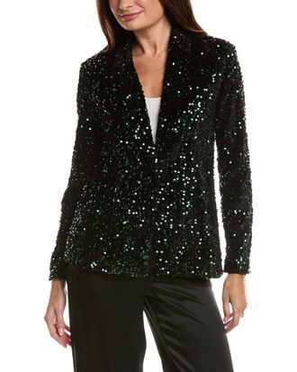 Nanette Lepore Velvet Sequin Jacket