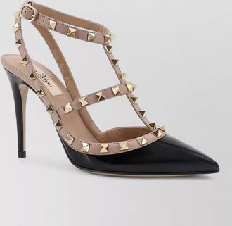 Valentino Garavani rockstud patent leather pumps studded straps
