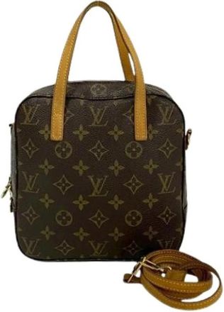 Louis Vuitton Pre-owned Plastic louis-vuitton-bags - Dames - Vintage Handtas - Bruin - ONE Size - Leer - Vintage