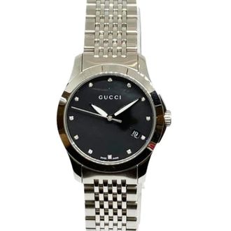 Gucci Pre-owned Vintage Polshorloge - unisex - Pre-owned - Zwart - Maat: ONE Size
