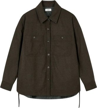 STUDIO TOMBOY Camicia con colletto alla francese - Marrone