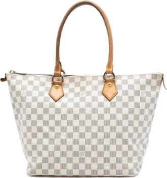 Louis Vuitton Pre-owned Tote Bags, female, White, Size: ONE SIZE Pre-owned Saleya MM