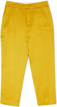 Tela Womens Remo Ankle Pant In Yellow