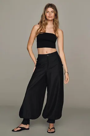 Anthropologie Op&eacute;raSPORT Gia Balloon-Leg Trousers Pants