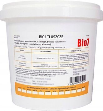 OEM Bio7 Desengrasante De Grasas Tratamiento De Aguas Residuales Lipasa Elimina Grasa 1kg Ecogene