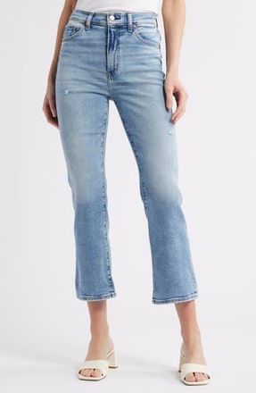 Daze Shy Girl High Waist Crop Flare Jeans in Pda at Nordstrom Rack, Size 27