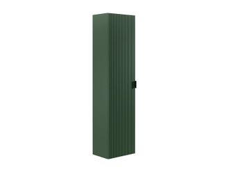Vente-Unique Columna de ba&ntilde;o suspendida estriada - Verde mate - H140 cm - ZEVINI