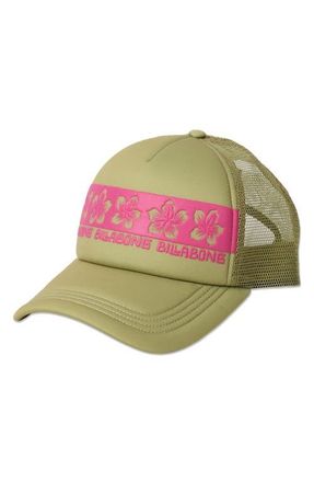 Billabong Across Waves Trucker Hat in Cactus at Nordstrom