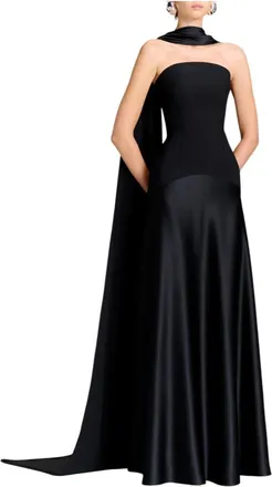 Solace London Donna, Abiti, Nero, 2Xs, new