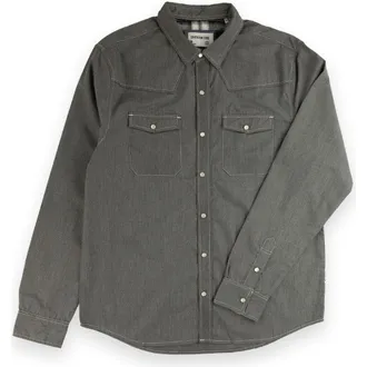 Sovereign Code Scar Button Down Shirt in Black at Nordstrom, Size X-Large