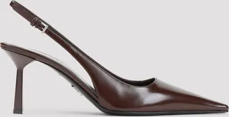 Prada lederen slingback