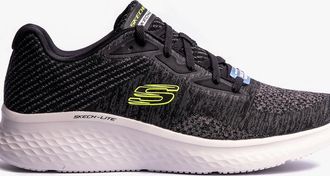 Skechers Mens Skechers 232598/BKLM SKECH-LITE PRO - FAREGROVE Mens Trainers Black/Lime - Size: 7.5