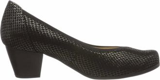 Caprice Flotter Pumps - Dames - Schoenen - Zwart - Maat: 37 1/2 EU Leer