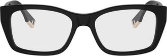 Fendi Fe 50155I Brillen - Dames - Brillen - Zwart - 53 MM - Accessoires