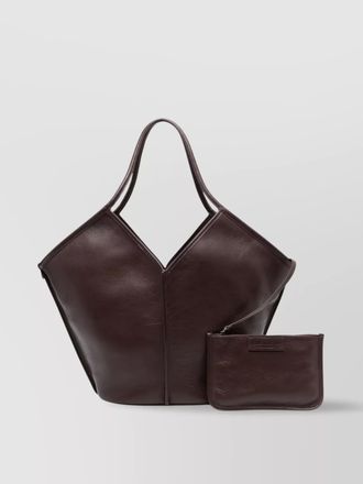 Hereu leather tote bag