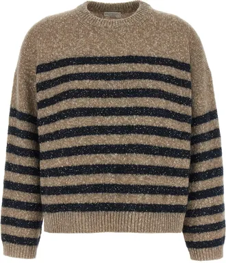Brunello Cucinelli Multicolor Wool Womens Cardigan