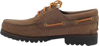 Timberland Aut&eacute;ntico zapato n&aacute;utico con 3 ojales y suela de taco - Shoes - Hombre - Marr&oacute;n - 41 1/2 EU