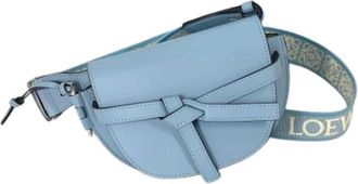 Loewe Pre-owned Belt Bags, female, Blue, Size: ONE SIZE Pre-owned Leather Belt Bag