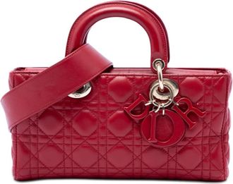 Dior Pre-owned Dior Medium Lambskin Cannage Lady D Joy Ladies A7NGUQIEJEE1UUJ7