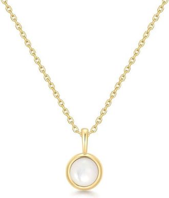 Ania Haie Lady Cozy Pendant Necklace in Shiny Gold at Nordstrom