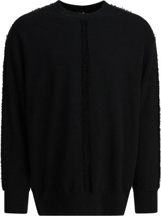 Comme Des Gar&ccedil;ons Distressed Seam Sweatshirt - Heren - Sweatshirts - Zwart - L - Katoen - Hoodies & sweatvesten
