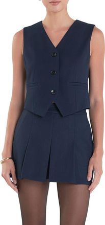 English Factory Twill Vest in Navy at Nordstrom, Size X-Small