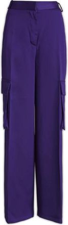 Versace Cargo Broek - Dames - Straight fit broeken - Paars - M - Broeken