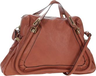 Chlo&eacute; Paraty Quilted Leather Brown Leather Handbag (Pre-Owned)