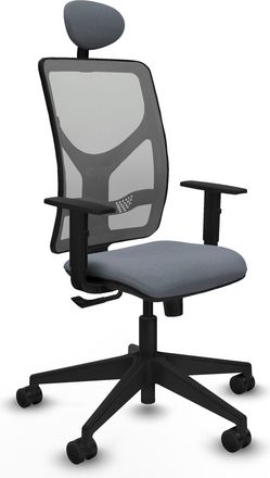 Piqueras y Crespo Silla De Oficina Con Cabecero Motilla Piqueras Y Crespo 1d066n1 Gris