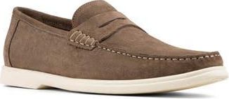 Donald J Pliner Clive Penny Loafer in Dark Taupe Suede at Nordstrom Rack, Size 11.5