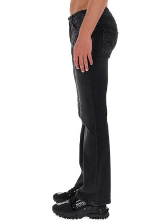 Versace Jeans Couture Slim-Fit Cotton Jeans - Black