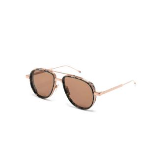 Thom Browne Sunglasses, unisex, Brown, Size: 56 MM Ues929A 710 Sunglasses