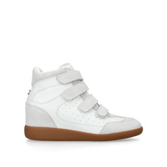 Steve Madden Womens Suede Mustang White Sneakers - Size UK 6