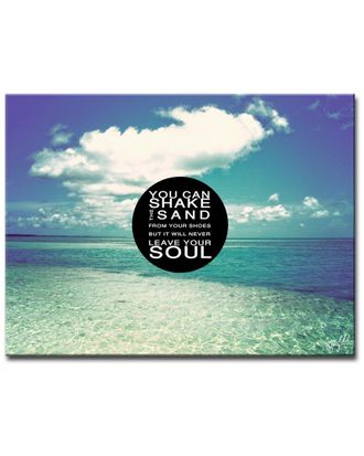 Ready2HangArt Ready2hangart Shake Sand Wrapped Canvas Wall Art By Joelle Joy