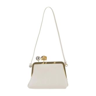 Jacquemus Shoulder Bags, female, White, Size: ONE SIZE Berlingot