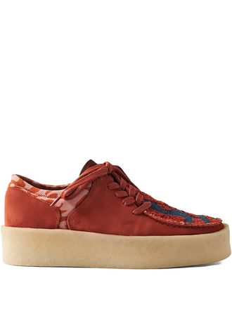 Clarks x Salehe Bembury lace-up Derby shoes - Orange