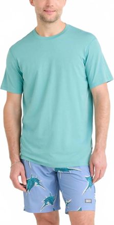 Saxx Droptemp Cooling Cotton Tee In Sea Foam