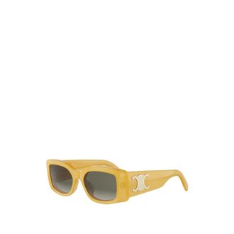 Celine Sunglasses, female, Orange, Size: 53 MM Triomphe Sunglasses