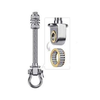 OEM Juego De 4 Ganchos Para Columpios, Fabricados En Acero Inoxidable 304, Con Tornillos De 12,7 Cm De Longitud Y Soportes De 180 Mm De Longitud, Que Incl