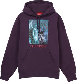 SUPREME x The Crow Hooded Sweatshirt Purple Blue SUP-FW21-173