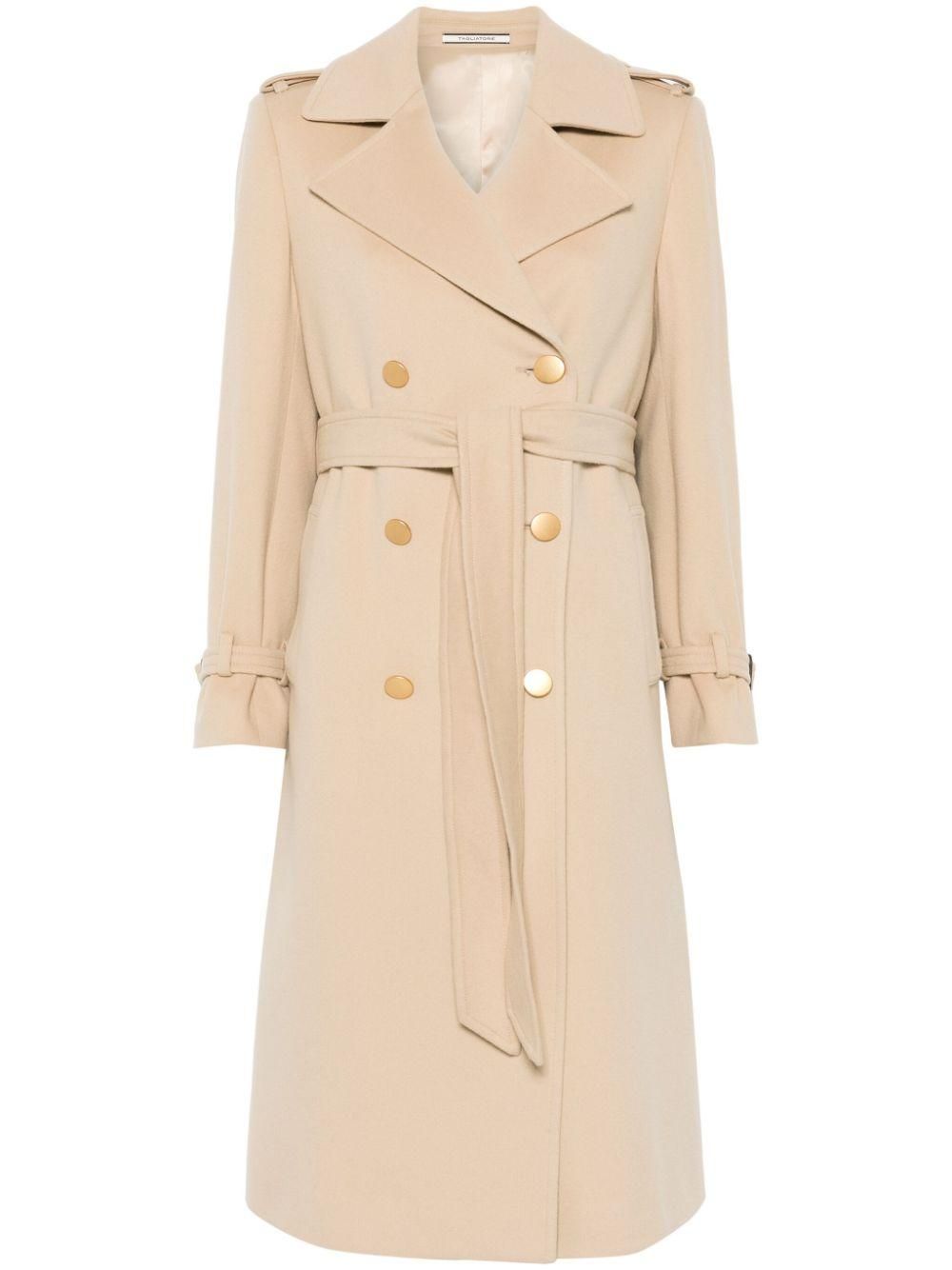 コート TAGLIATORE Women Coats MOLLY 350001UEA820 BEIGE Women's Tagliatore Coats With Belts - up to −76% | Stylight