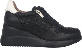 Wonders Regenboog Sleehak Sneaker - Zwart - Dames - Sneakers - Zwart - 40 EU - Schoenen