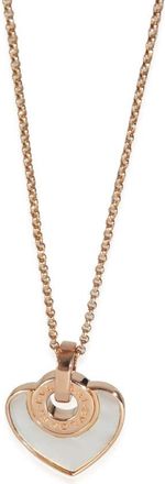 Bulgari Pre-Owned BVLGARI Yellow Gold Mother Of Pearl Bvlgari Bvlgari Cuore Heart