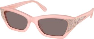 Swarovski Dames, Accessoires, Roze, Maat: 50 MM