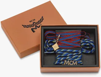 MCM Shoelaces And Charms Set
