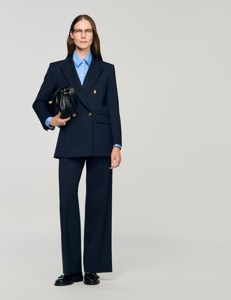 Sandro Chaqueta de rayas finas